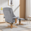 Sardinia Recliner Chair & Footstool in Chacha Dove